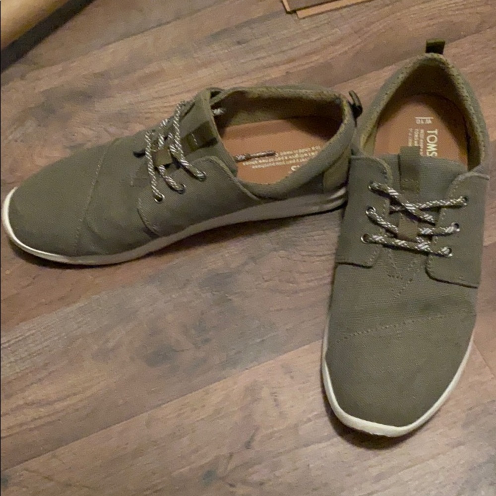 Olive Green TOMS Women’s Sneakers